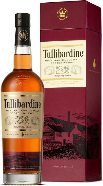 Віскі Tullibardine Burgundy Finish 228 43% 0.7 л 